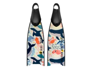 Prussian Blue Fiberglass Travelling 60 Short Fin - Ocean Parade